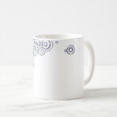 静かな強さの深み コーヒーマグカップ (正面右)