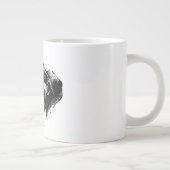 静かな強さの視線 ジャンボコーヒーマグカップ (右)