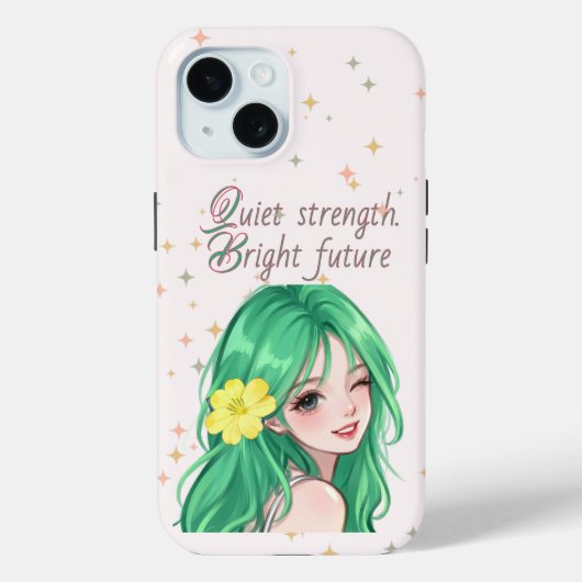 静かな強さ 明るい未来 Case-Mate iPhoneケース (裏面)