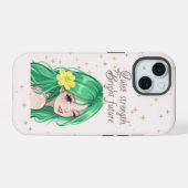 静かな強さ 明るい未来 iPhone 15ケース (裏面横)