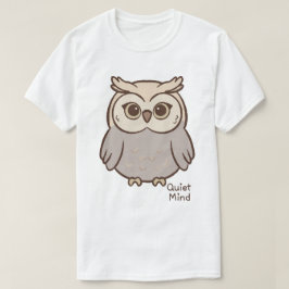 静かな心のフクロウ Tシャツ