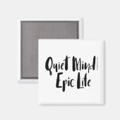 静かな心の壮大なライフマグネット マグネット (正面/裏面)