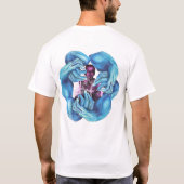 静かな心 Tシャツ (裏面)