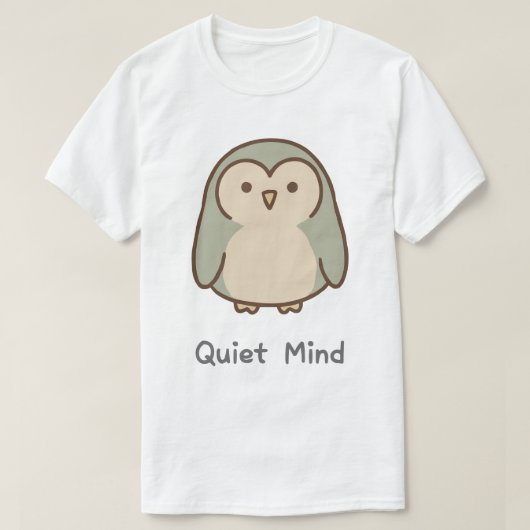 静かな心 Tシャツ (デザイン正面)