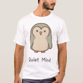 静かな心 Tシャツ (正面)