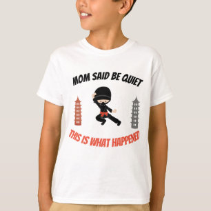 静かな忍者 Tシャツ