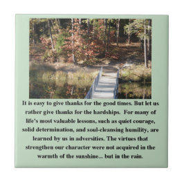 静かな感動的勇気 タイル