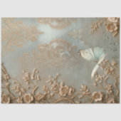 静かな憧れバロック蝶フローラつる植物 薄葉紙 (正面)