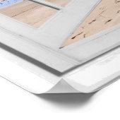 静かな手のひらと海人工窓ビュー ポスター (角)