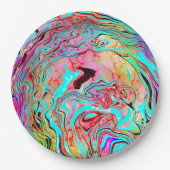 静かな抽象芸術流動的な芸術 ペーパープレート (正面)