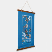 静かな日本のカルポアート 吊り下げ型タペストリー (傾斜あり)