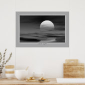 静かな日没 ポスター (キッチン)