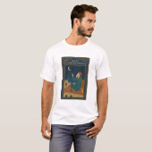 静かな星座の学者パネルTシャツ Tシャツ (正面フル)