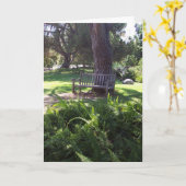 静かな時の挨拶状 カード (黄色い花)