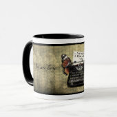 静かな時間のマグは、美しい何かをします マグカップ (正面左)