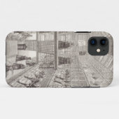 静かな時間の間の仕事の女性囚人 Case-Mate iPhoneケース (裏面(横))