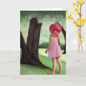 静かな時間 カード (黄色い花)