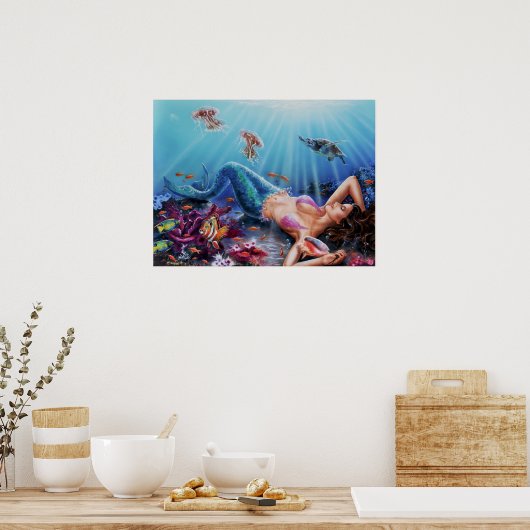 静かな時間 ポスター (キッチン)