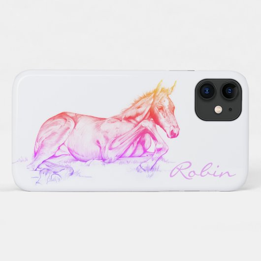 静かな時間(虹) Case-Mate iPhoneケース (裏面(横))