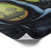 静かな月に照らされた夕べ ポスター (角)