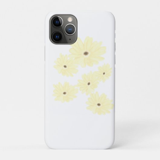 静かな朝の黄色い花 Case-Mate iPhoneケース (裏)
