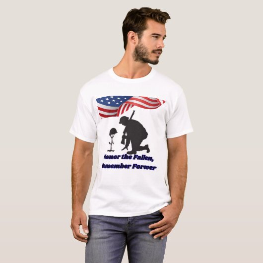 静かな栄誉の野 Tシャツ (正面フル)