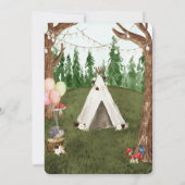 静かな森の中へ結婚式招待状 招待状 (裏面)