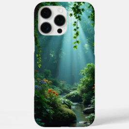 静かな森の小川 iPhoneケース iPhone 16 Pro Maxケース