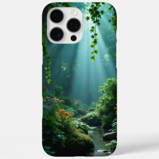 静かな森の小川 iPhoneケース iPhone 16 Pro Maxケース