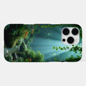 静かな森の小川 iPhoneケース iPhone 16 Pro Maxケース (裏面横)