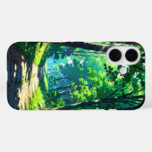 静かな森の道 Case-Mate iPhoneケース (裏面 (横))