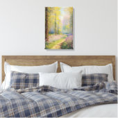 静かな森 キャンバスプリント (インサイチュ (寝室))