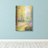 静かな森 キャンバスプリント (インサイチュ (ウッドフロア))