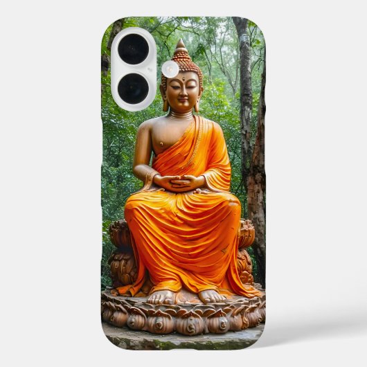 静かな森:仏陀の聖域 Case-Mate iPhoneケース (裏面)