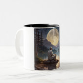 静かな気持ち:マインドフルモーメントマグ ツートーンマグカップ (正面左)