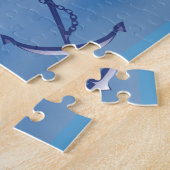 静かな水の上の帆船盆航海！ ジグソーパズル (側面)