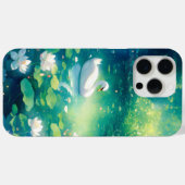 静かな水面に映る白鳥の優雅さ Case-Mate iPhoneケース (裏面 (横))