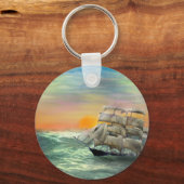 静かな海 キーホルダー (正面)