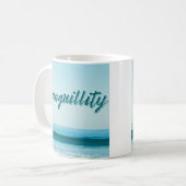 静かな海 コーヒーマグカップ (正面左)