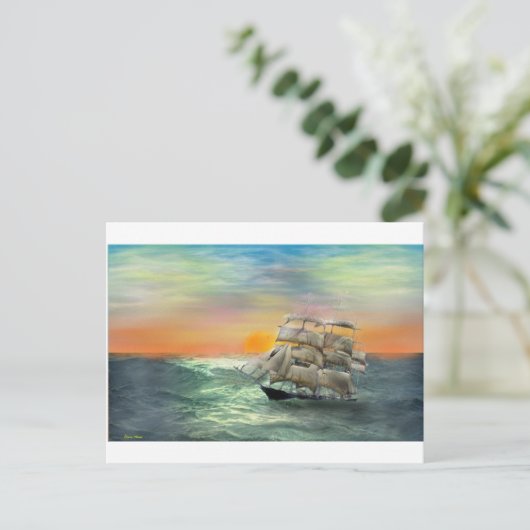 静かな海 ポストカード (スタンド正面)