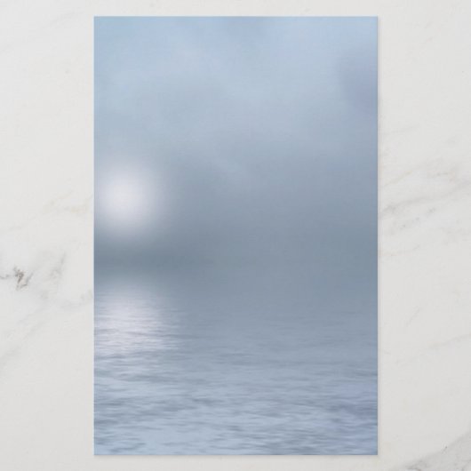 静かな海 便箋 (正面)