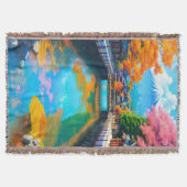 静かな海 – 富士山の反射 スローブランケット (正面)