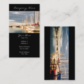 静かな港 名刺 (正面/裏面)