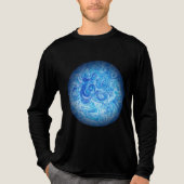 静かな潮流 フルイドアート トライブレンドTシャツ (正面)