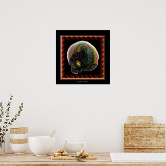 静かな熟考。 ポスター (キッチン)