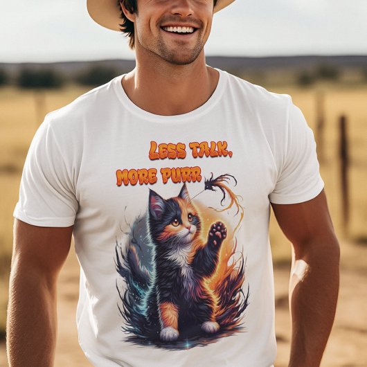 静かな猫の知恵：少ない話、より多くのプル Tシャツ