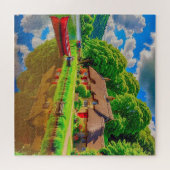 静かな田舎の風景 ジグソーパズル (横)