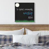 静かな瞬間に キャンバスプリント (インサイチュ (寝室))