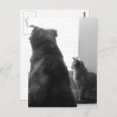 静かな瞬間を共有する ポストカード (正面/裏面)