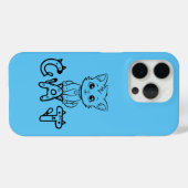 「静かな瞬間を猫で」の表紙 Case-Mate iPhoneケース (裏面 (横))